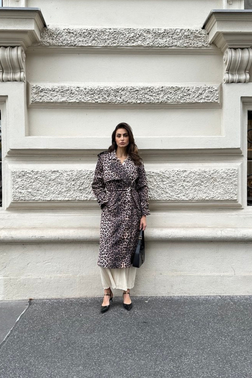 Leopard Trenchcoat – Wild Chic