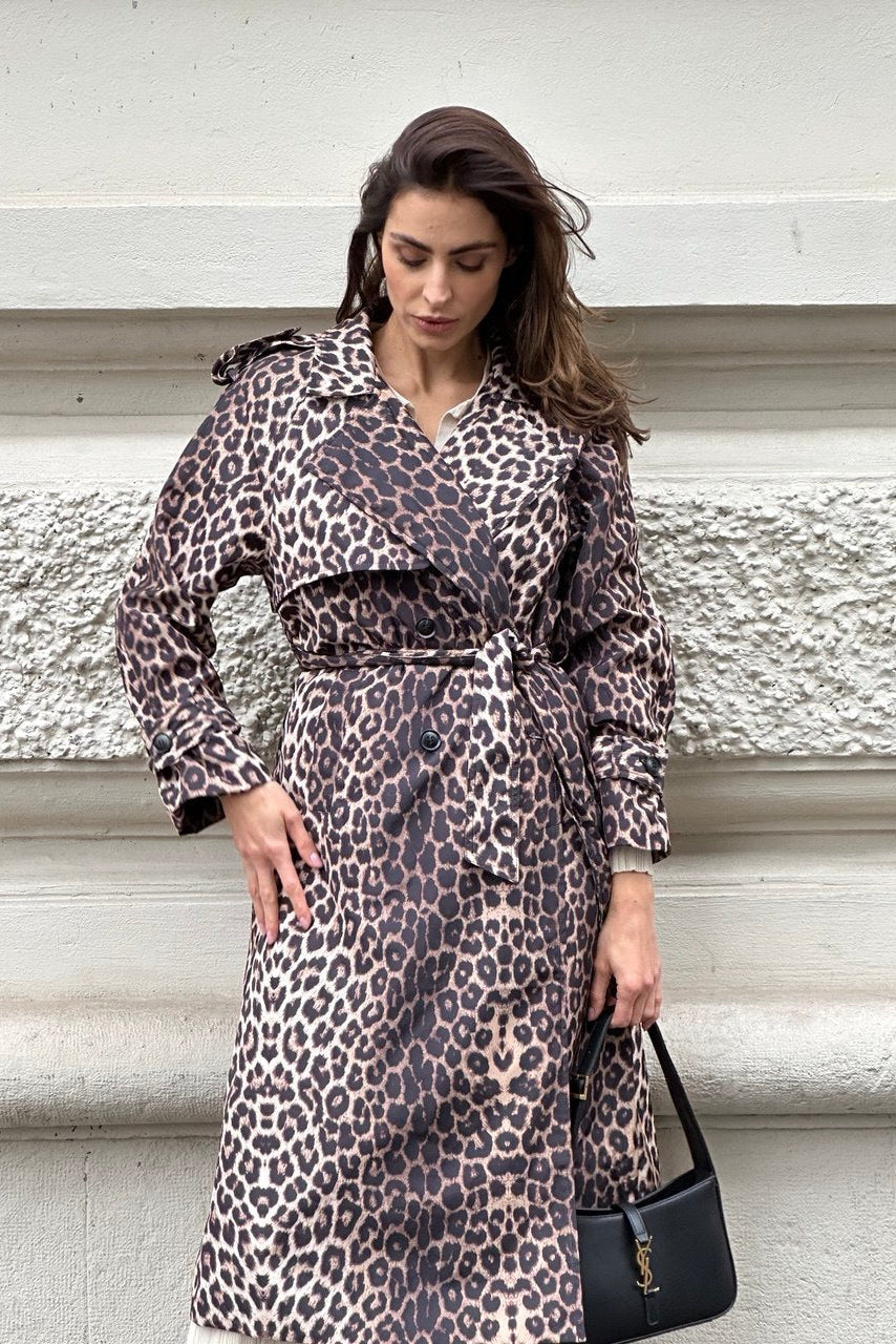 Leopard Trenchcoat – Wild Chic
