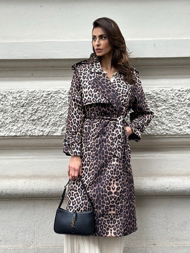 Leopard Trenchcoat – Wild Chic
