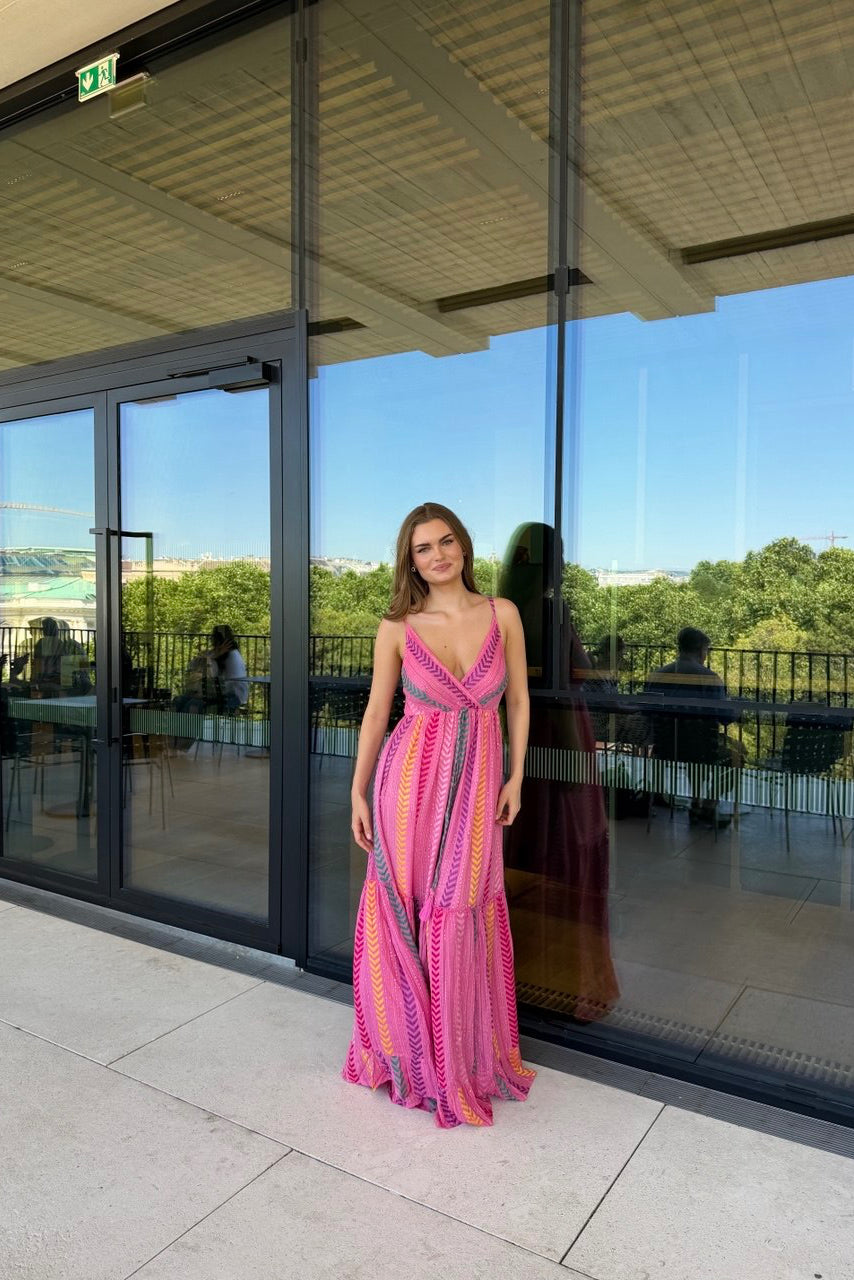 Colour Rhythm Maxi Dress