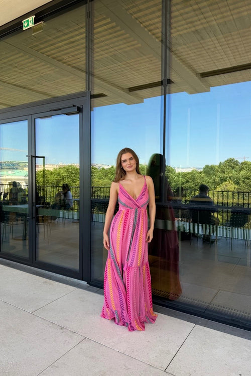 Colour Rhythm Maxi Dress