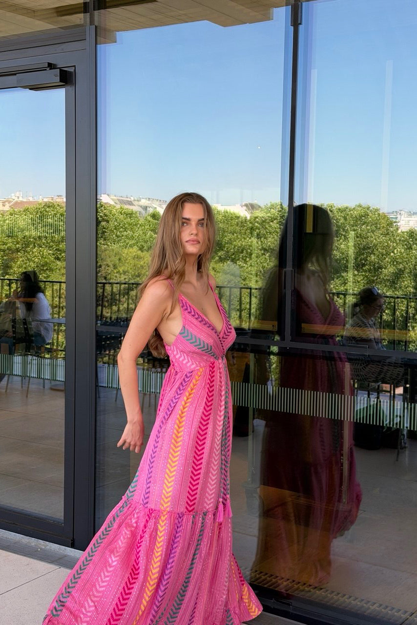 Colour Rhythm Maxi Dress