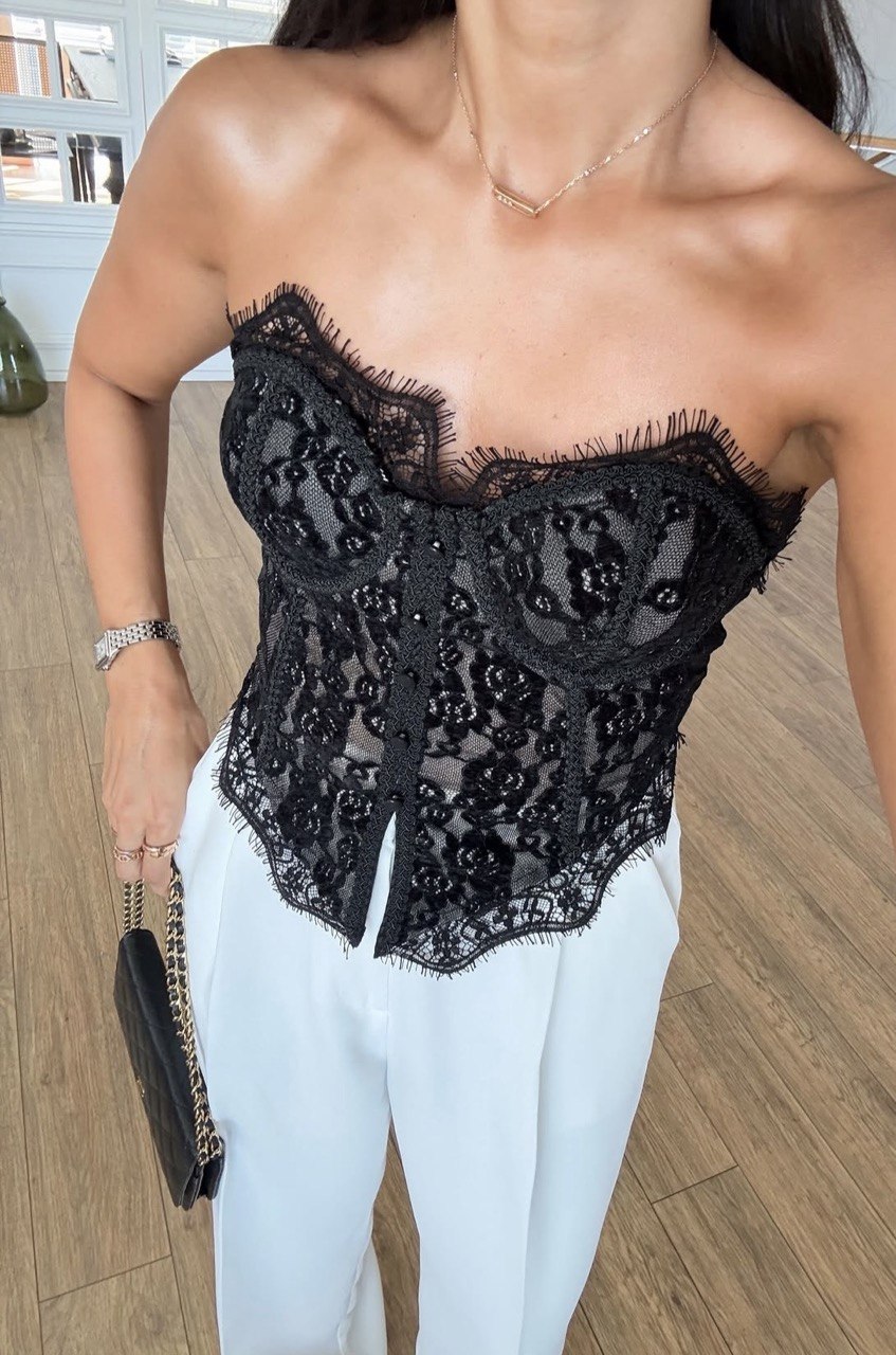 Lace Corsage Top