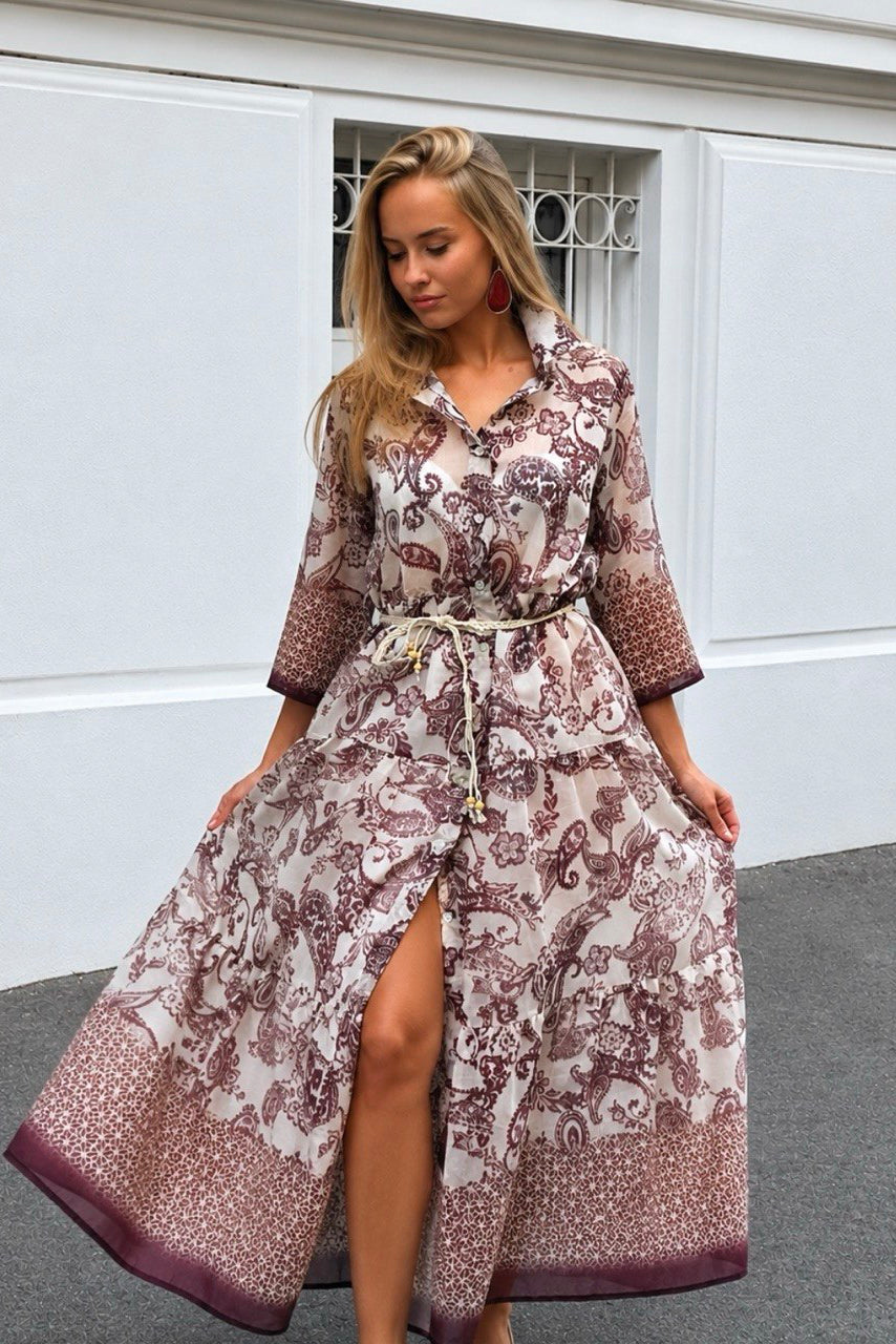 Paisley Maxi Kleid