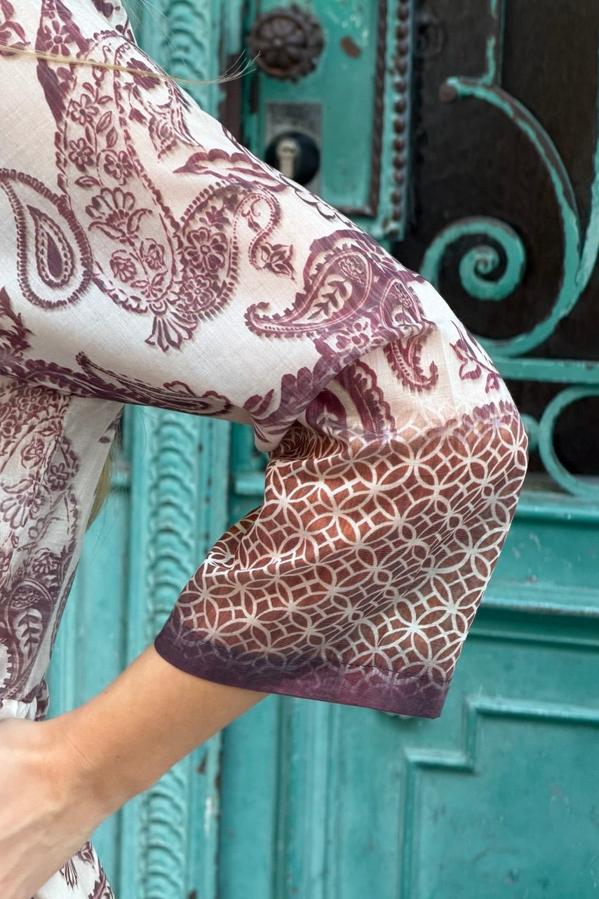 Paisley Maxi Kleid