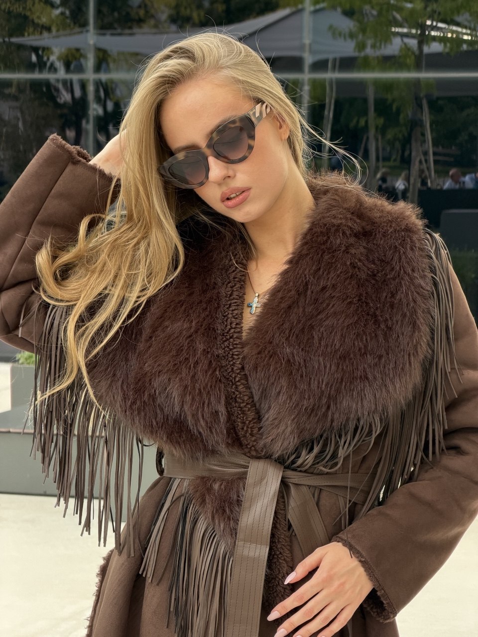 AURELIA – Warmer Mantel mit Statement-Kragen