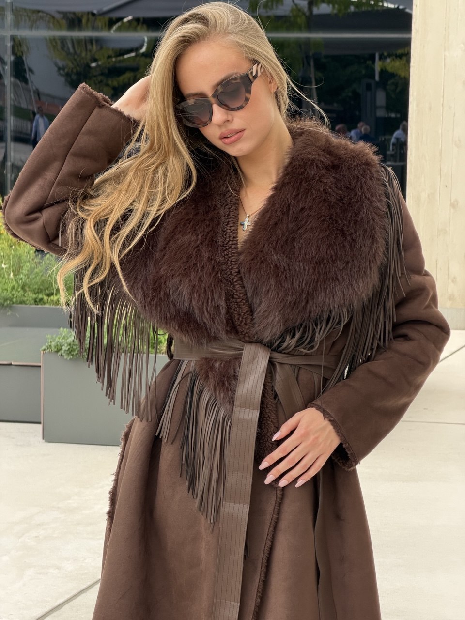 AURELIA – Warmer Mantel mit Statement-Kragen
